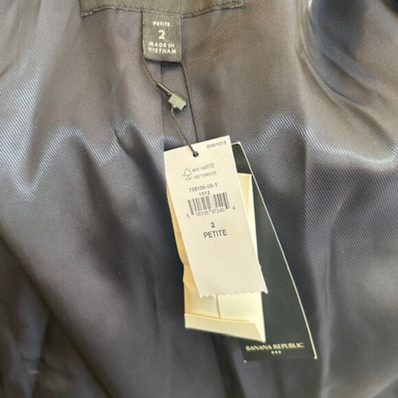 Banana Republic Factory Petite Striped Icon Blazer | NWT - Picture 3 of 4